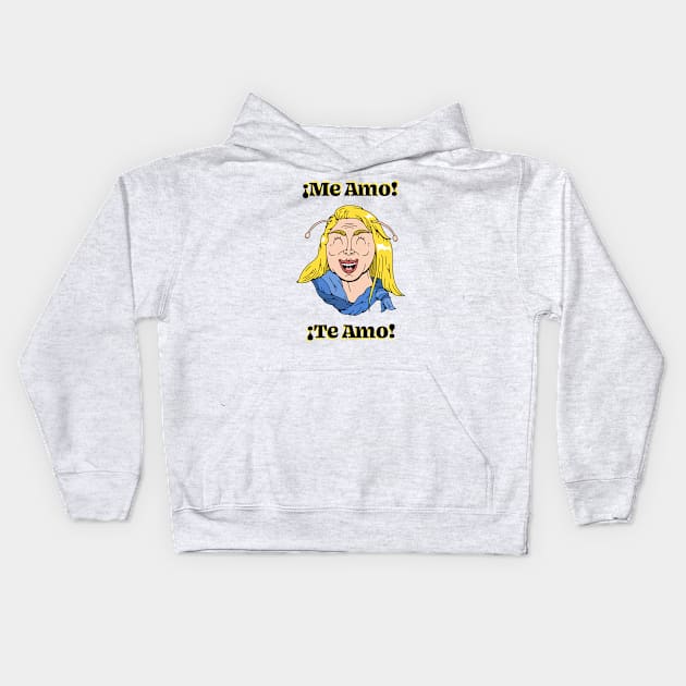 Me amo, te amo Kids Hoodie by Franjos